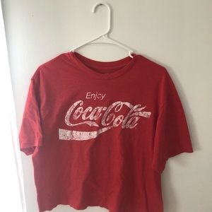 Vintage Cropped Coca-Cola Shirt